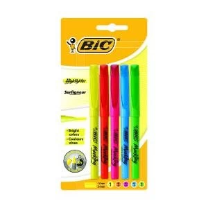 image of Bic Brite Liner Highlighters Assorted Pack of 5 893133