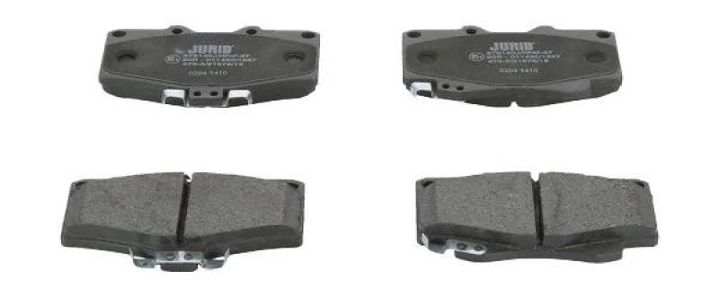 Image of JURID 572140J Brake pad set with acoustic wear warning, without accessories Brake Pad Set,disc brake (402)