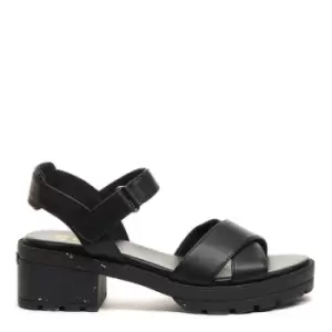 image of Rocket Dog Luca Black Recycled PU Heel Sandal