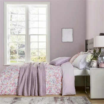 image of Katie Piper Calm Daisy Duvet Cover Set - Pink/Lilac