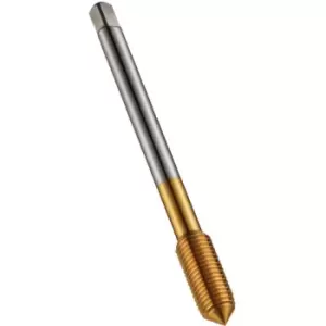 E288 M10X1.25MM HSS-E Metric Fine Fluteless Machine Tap - TiN Coated DIN 2174