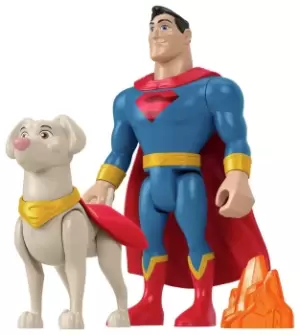 DC League of Super-Pets Superman & Krypto Figure Set