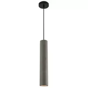 image of Larissa Lighting - Larissa Shumen Ceiling Pendant Light Concrete 1x GU10