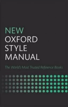 Image of New Oxford Style Manual Hardback