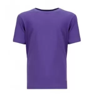 Image of Next Level Childrens/Kids Short-Sleeved T-Shirt (L) (Purple)