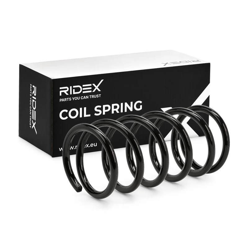 Image of RIDEX 188C0740 Coil spring Front Axle Coil Spring (188)