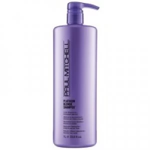 image of Paul Mitchell Blonde Platinum Blonde Shampoo Salon Size 1000ml