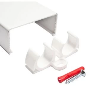Image of Plumbsure Double Pipe Clip Dia22mm