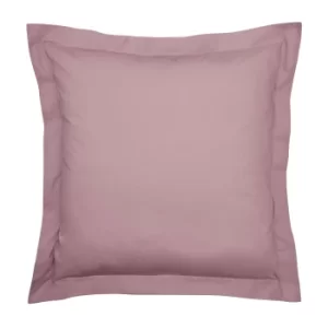 image of Bedeck of Belfast 200 Thread Count Pima Cotton Plain Dye Large Square Oxford Pillowcase, Thistle