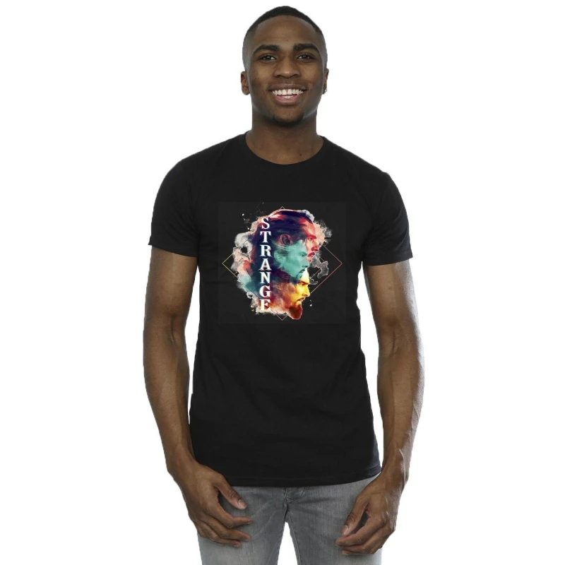 Image of Marvel Marvel Men Doctor Strange Cloud T-Shirt in Black Size: Small Black S Male 5059934569195