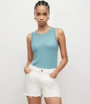 Image of AllSaints Womens Rina Tank, Dusk Blue, Size: 8