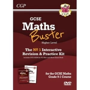 image of MathsBuster: GCSE Maths Interactive Revision (Grade 9-1 Course) Higher - DVD&Exam Practice Pack