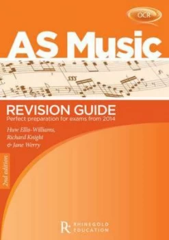 Image of Ocr As Music Revision Guide by Huw Ellis-Williams Paperback
