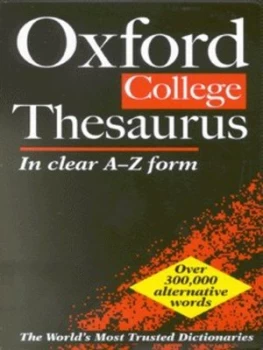 Image of The Oxford College Thesaurus by E. M Kirkpatrick Book
