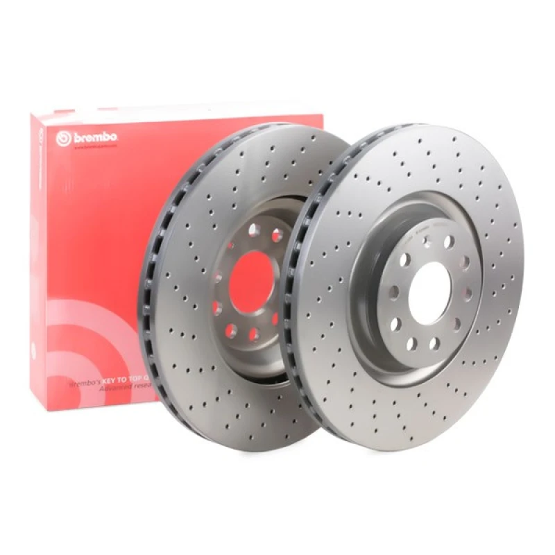 Image of BREMBO Brake disc XTRA LINE - Xtra perforated/vented 09.C306.1X Brake rotor,Brake discs VW,AUDI,SKODA,Golf VII Schragheck (5G1, BQ1, BE1, BE2)