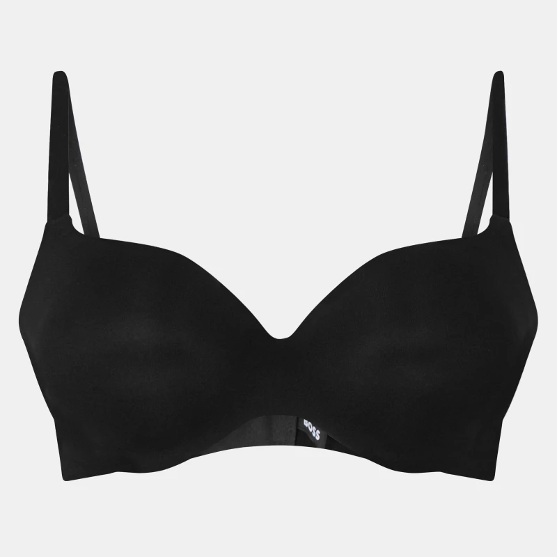 Image of Boss Womens Underwire Low-Cut Demi Bra Black female 0 (5XS)