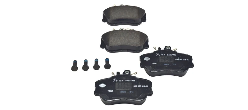 Image of HELLA Brake pad set HELLA 8DB 355 018-041