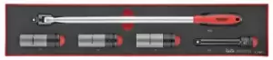 Image of Teng Tools TEXW05 5 Piece EVA Wheel Nut / Wheel Removal Tool Set