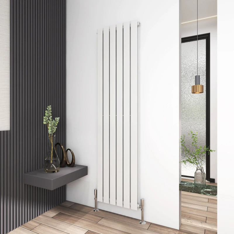 Image of MCC DIRECT 1800 x 408mm Double Designer Flat Panel Central Heating Radiator white HD3201