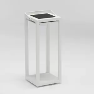 image of Harbour Lifestyle Luxor Large Floor Outdoor/Indoor Solar Lantern - White