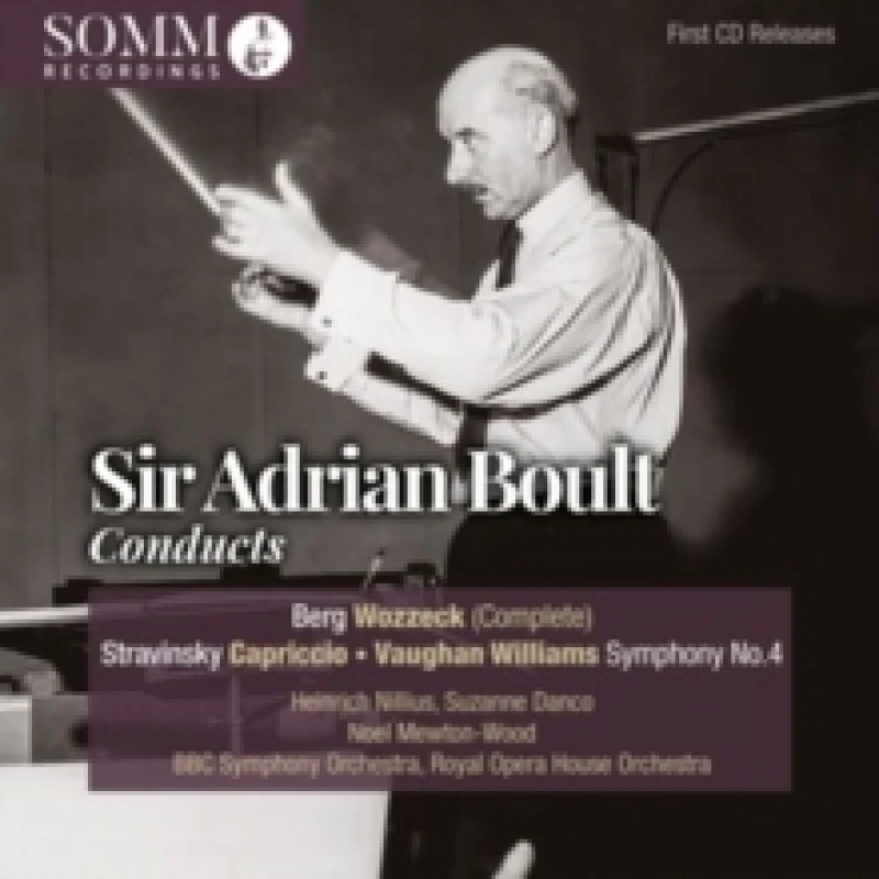 Image of Sir Adrian Boult Conducts Berg: Wozzeck (Complete)/... CD / Album