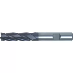 image of SwissTech 25MM HSS-Cobalt PM L/S Weldon High Helix End Mill TiAlN