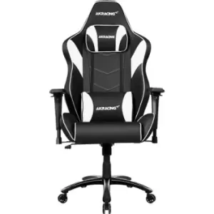 image of AKRacing LX Plus PC gaming chair Upholstered padded seat Black, White