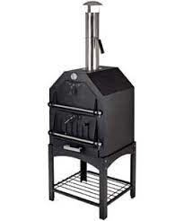 image of La Hacienda BBQ Pizza Oven in Black Steel