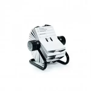 Image of Durable TELINDEX&reg; Rotary Stand Black Pack of 1