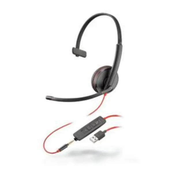 Image of Blackwire 3215 USB A Wired Mono Headset EXR8PO80S06A6