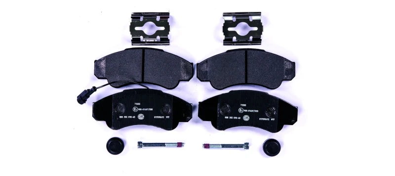 Image of HELLA Brake pad set HELLA 8DB 355 010-401