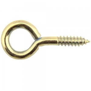 Image of Select Hardware Screw Eyes Bright Zinc Plated 75mm 2 Pack