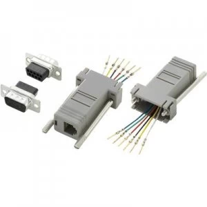 Image of D SUB adapter D SUB plug 9 pin RJ12 socketConrad Components1 pcs