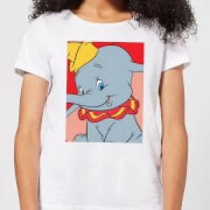 Image of Dumbo Portrait Womens T-Shirt - White