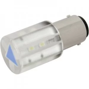 image of LED bulb BA15d Blue 230 V AC 60 mcd CML