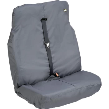Image of Universal Van Double Grey Seat Cover - 96 X 109CM