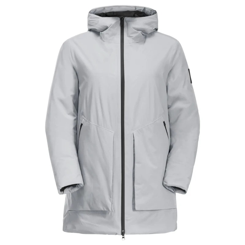 Image of Jack Wolfskin Puffer Jacket Jack Wolfskin Luisenplatz Gris Female M
