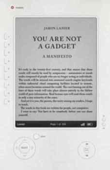 Image of You Are Not a Gadget Air Exp by Lanier Jaron Paperback
