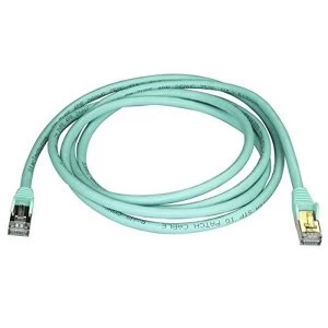 Image of Startech 2m CAT6A Patch Cable Aqua