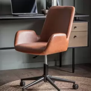 Image of Faraday Swivel Chair Brown