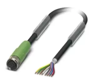 Image of Phoenix Contact 1404148 Sensor Cord, 8P, M8 Rcpt-Free End, 3M