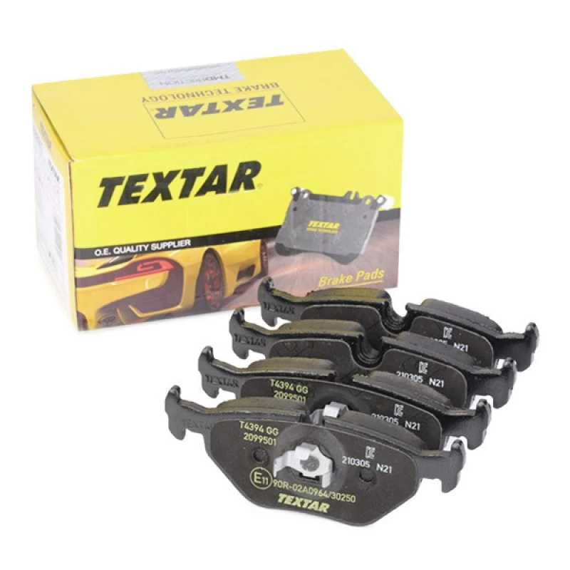 Image of Brake pad set TEXTAR 2099501