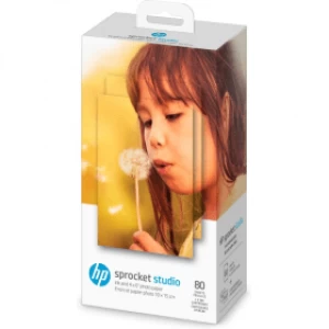 Image of HP Sprocket Studio Cartridges and Photo Paper - 80 sheets - 10 x 15cm (4KK83A)