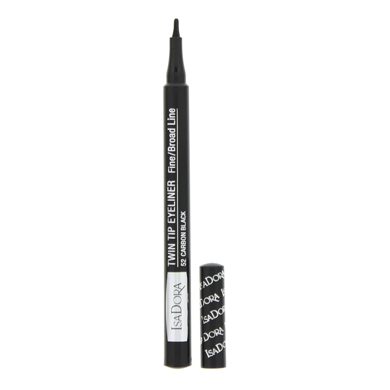 Image of Isadora Twin Tip 52 Carbon Black Eyeliner 1ml