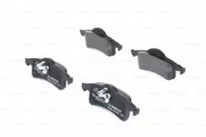 Image of Bosch 0986424665 BP381 Brake Pad Set Disc Brake Rear Axle