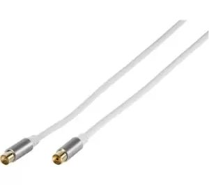 image of VIVANCO 43151 Premium Series Male to Female Aerial Cable - 2 m