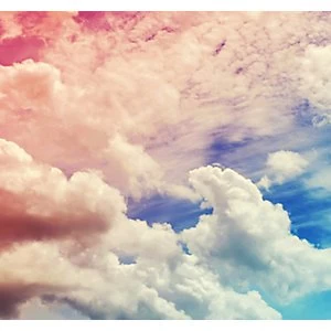 Image of Ombre Cloud Wall Mural 3m x 2.8m