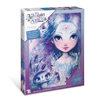 image of Nebulous Stars Iceana & Blizzia Glitter Puzzle - 100 Pieces