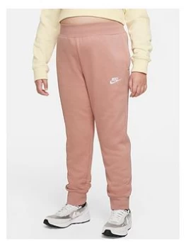 Image of Nike Older Girls Nsw Club Fleece Pant - Pink, Size L=12-13 Years