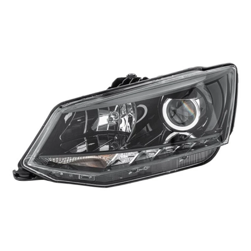 Image of HELLA 1EL 011 824-211 Headlights WY21W, Left, with bulbs, Dual Headlight Headlight (259)